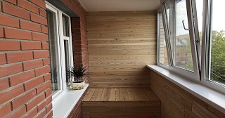 Отделка, остекление, утепление балконов в Шелехове от 212 руб. м/2.