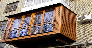 Внешняя отделка балкона Шелехов цена от 1056 руб. м/2.